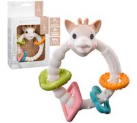 Sophie la Girafe? Sensory Teething Ring ? 100% Natural Rubber, Multi-Textured Baby Teether ? Lightweight, Chewable & Ergonomic ? French-Made First Toy