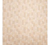 Sophie Laurence Beige Gold Abstract Wallpaper Vinyl Textured Fork Weaving Effect Heavy Weight