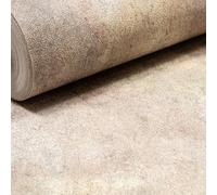 SOPHIE LAURENCE Beige Ream Gold Marble Wallpaper Textured Thick Vinyl Paste The Wall Feature 3D Wall Art Non Pasted Strippable Covering Panels Solid Sheet Washable (Full Roll) 10M