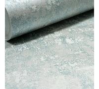 Sophie Laurence Blue Silver Marble Wallpaper Textured Thick Vinyl Paste The Wall