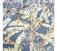 Sophie Laurence Blue Tropical Leaf Wallpaper Textured Thick Vinyl Paste The Wall Feature Wall