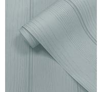Sophie Laurence Blue Wooden Panel Tongue & Groove Effect Wallpaper Free Match Feature Wall