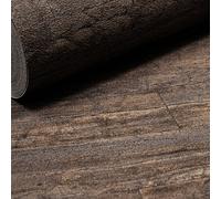 Sophie Laurence Brown Wood Effect Wallpaper Textured Thick Vinyl Paste The Wall