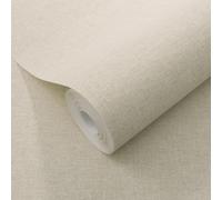 SOPHIE LAURENCE Elegant Plain Cream Beige Tones Wallpaper Textured Thick Vinyl Paste The Wall Soft Neutral Tones Perfect for Living Room, Bedroom, Hallway, Office, Study Full Roll 10m x 0.53m