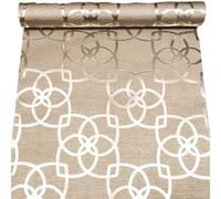 Sophie Laurence Gold Geometric Wallpaper Textured Silver Metallic Foiled Thick Vinyl Heavyweight Feature Wall