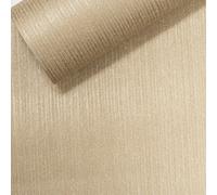 Sophie Laurence Gold Shimmer Vinyl Wallpaper Metallic Plain Fashion For Walls Erismann 10376-30