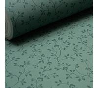 Sophie Laurence Green Floral Wallpaper Smooth Finish Feature Paste The Wall Lounge Bedroom