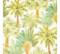 Sophie Laurence Green Tropical Tree Wallpaper Leaf Textured Thick Feature Wall