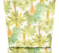 SOPHIE LAURENCE Green Tropical Tree Wallpaper - Textured Thick Vinyl Botanical Feature Wall Roll for Living Room (53 cm × 10.05 m)