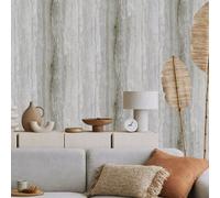 Sophie Laurence Grey Marble Metallic Wallpaper Gold Shimmer Textured Feature Wall