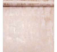 Sophie Laurence Industrial Distressed Concrete Pink Metallic Copper Wallpaper