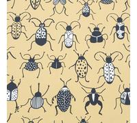 Sophie Laurence Insects Bugs Kids Wallpaper White Black Yellow Thick Textured Vinyl Feature Wall