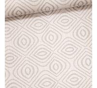 Sophie Laurence Light Grey Silver Wallpaper Vinyl Geometric Textured Fork Weaving Effect Retro