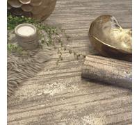 Sophie Laurence Mocha Brown Concrete Effect Wallpaper Metallic Shimmer Smooth Finish