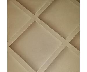 SOPHIE LAURENCE Mustard Yellow Wallpaper 3D Wood Treillis Old Gold Textured Paste The Wall - Wallpaper for Bedroom Adults