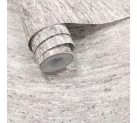 SOPHIE LAURENCE Neutral Grey Wave-Effect Wallpaper - Textured Metallic Shimmer Finish | Heavy-Duty Paste-The-Wall Wallcovering Roll