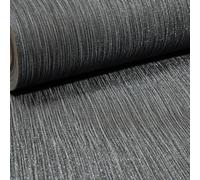 Sophie Laurence Plain Black Glitter Wallpaper Textured Thick Vinyl Paste The Wall Bedroom