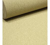 Sophie Laurence Plain Gold Mustard Wallpaper Thick Textured Paste The Wall Free Match