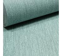 Sophie Laurence Plain Green Stripe Wallpaper Textured Free Match Paste The Wall
