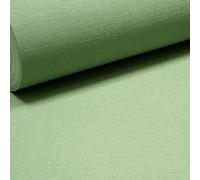 Sophie Laurence Plain Green Wallpaper Linen Effect Textured Paste The Wall