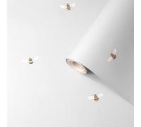Sophie Allport Grey Bee Wallpaper Thick Feature