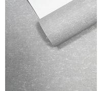 SOPHIE LAURENCE Plain Grey Wallpaper Textured Thick Free Match Paste The Wall Bedroom Office