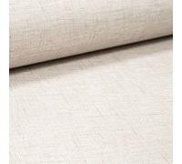 SOPHIE LAURENCE Plain Linen Effect Wallpaper - Taupe Grey Mix - Light Beige Finish - Neutral Natural Light and Airy Warm Feel