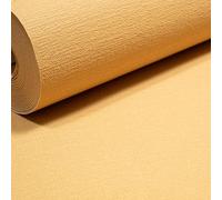SOPHIE LAURENCE Plain Mustard Yellow Wallpaper Textured Free Match Paste The Wall Bedroom Lounge Feature Embossed