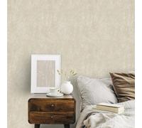 Sophie Laurence Plain Neutral Beige Wallpaper Textured Thick Vinyl Paste The Wall Bedroom Lounge