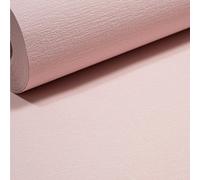 Sophie Laurence Plain Pink Textured Wallpaper Thick Kids Girls Playroom Nursery Paste The Wall