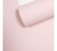 SOPHIE LAURENCE Plain Pink Textured Wallpaper Thick Kids Girls Playroom Nursery Paste The Wall Embossed Cafe