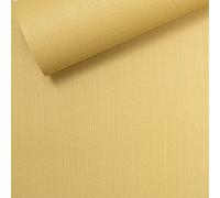 SOPHIE LAURENCE Plain Sunshine Yellow Textured Wallpaper Non-Woven Free Match Living Room Bedroom (Plain Yellow)