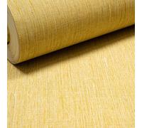 Sophie Laurence Plain Yellow Textured Wallpaper Stripes Vinyl Paste The Wall Bedroom Living Room