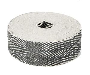 SOPHIE LAURENCE Premium Hessian Jute Upholstery Black and White Stripe Rolls - Versatile Burlap Webbing for Crafts & Home Décor - 30 M Roll