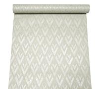 Sophie Laurence Sage Green Geometric Wallpaper Smooth Metallic Shimmer Paste The Wall