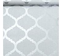 Sophie Laurence Silver Grey Wallpaper Plain Luxury Glitter Metallic Modern Shiny Various Designs M24209 - Grey Trellis