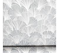 SOPHIE LAURENCE Silver Metallic Butterfly Textured Vinyl Wallpaper - Paste The Paper, Durable, Washable for Bedroom, Playroom, Kids’ Room, Offset Match (Full Roll)