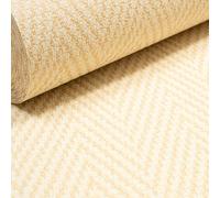 SOPHIE LAURENCE Soft Yellow Geometric Chevron Herringbone Wallpaper Textured Woven Textile Effect Free Match Paste The Wall 10m x 0.53m Full Roll Hall Way Feature Bedroom Vinyl