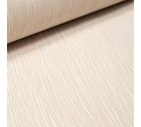 SOPHIE LAURENCE Vinyl Wallpaper Paste the wall Light Brown Cream Beige Plain Wall Feature Baedroom Hallway Hard Wearing Glitter Shimmer Textured Cream Beige Vinyl Free Match 10M x 0.53M