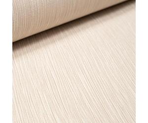SOPHIE LAURENCE Vinyl Wallpaper Paste the wall Light Brown Cream Beige Plain Wall Feature Baedroom Hallway Hard Wearing Glitter Shimmer Textured Cream Beige Vinyl Free Match 10M x 0.53M