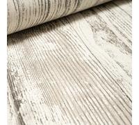 Sophie Laurence Wooden Panel Wallpaper Planks White Realistic Grey Brown Paste The Wall Feature