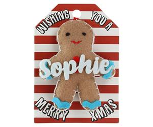 Sophie Name Gingerbread Man Christmas Tree Bauble Decoration Hanging Gift