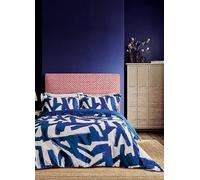 Sophie Robinson by Harlequin Thicket 100% Cotton Sateen 200 Thread Count Duvet Cover Set Pink