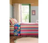 Sophie Robinson 'Darling Floral Reversible Stripe' Bedspread Sophie Robinson Multicolor