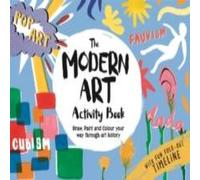 Sophie Schrey Modern Art Activity Book Hardback Sophie Schrey Multicolor