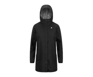 Sophie Stretch Dot Jacket, female, K-Way, Rain Jackets, Black, S, Jackets S