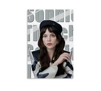 Sophie Thatcher Anti Splash Art Posters Living Room And Bedroom Hanging Paintings Suitable for Multiple Scenarios No Need for Punching Easy to Install Suitable for Gifts And Personal UseUnframe-style1