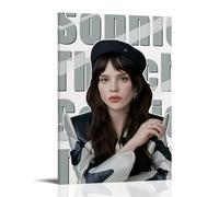 Sophie Thatcher Anti Splash Art Posters Living Room And Bedroom Hanging Paintings Suitable for Multiple Scenarios No Need for Punching Easy to Install Suitable for Gifts And Personal UseFrame-style24x