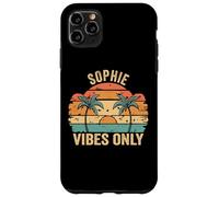 SOPHIE Vibes Only Cute Retro Girls SOPHIE Name Case for iPhone 11 Pro Max
