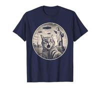 Sophie's Surreal Cat Selfie NYC Lady Liberty Pointing T-Shirt